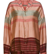 74858 Hannah Long Sleeve Shirt - 2166 Earth Tanned Stripe